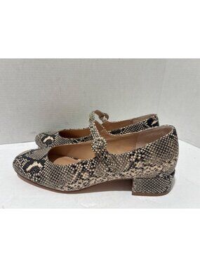 Steve Madden Jodee Women's Shoes Block Heel Mary Jane animal print size 8
